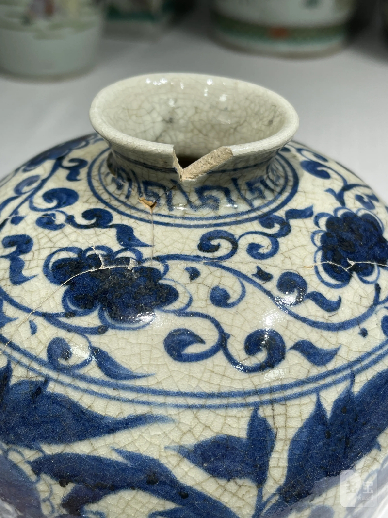 清代 青花瓷器一组八件 - 图29